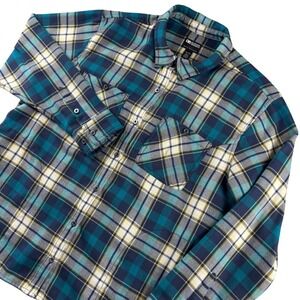 Outdoor Research Women's XL Feedback Flannel Shirt Long Sleeve Button Up Pockets